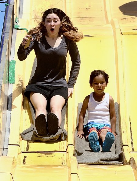 Photo Gallery: Three days of fun, music, and more at local chamber's first-ever Lemoore Days at Lemoore Sports Complex The Giant Slide was a popular event at Lemoore Days